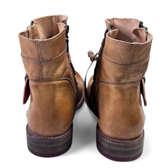BED|STU Becca Tan Leather Cobbler Series Ankle Boots Size 9 - Picture 8 of 11